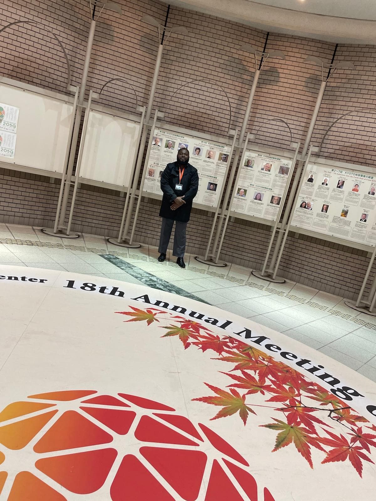 AFFED delegate inside the IGF 2023 conference venue, Kyoto